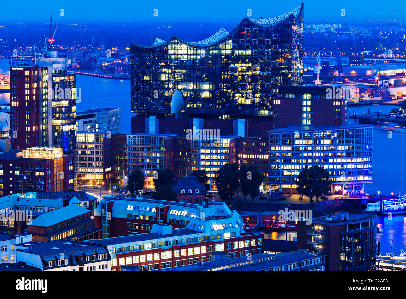 Neue Elbphilharmonie in Hamburg Hamburg, Deutschland Stockfoto