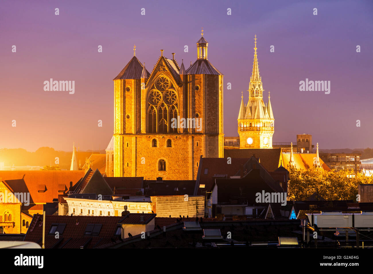 Brunswick Kathedrale Braunschweig (Braunschweig), Niedersachsen, Deutschland Stockfoto