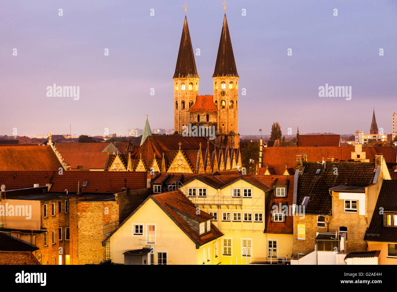 St. Martini-Kirche in Braunschweig Braunschweig (Braunschweig), Niedersachsen, Deutschland Stockfoto