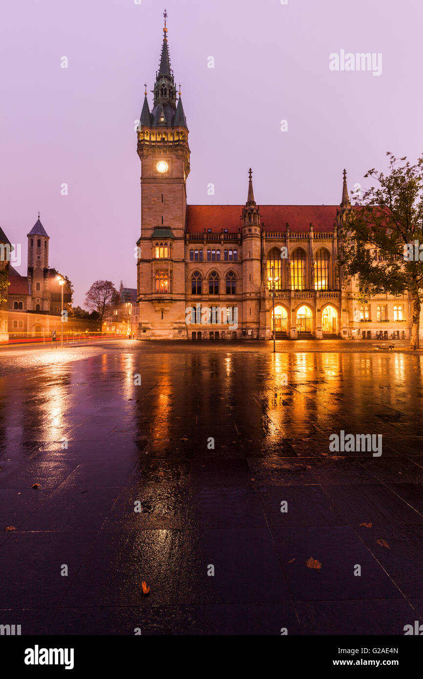 Braunschweiger Rathaus Braunschweig (Braunschweig), senken Sie Sachsen, Deutschland Stockfoto