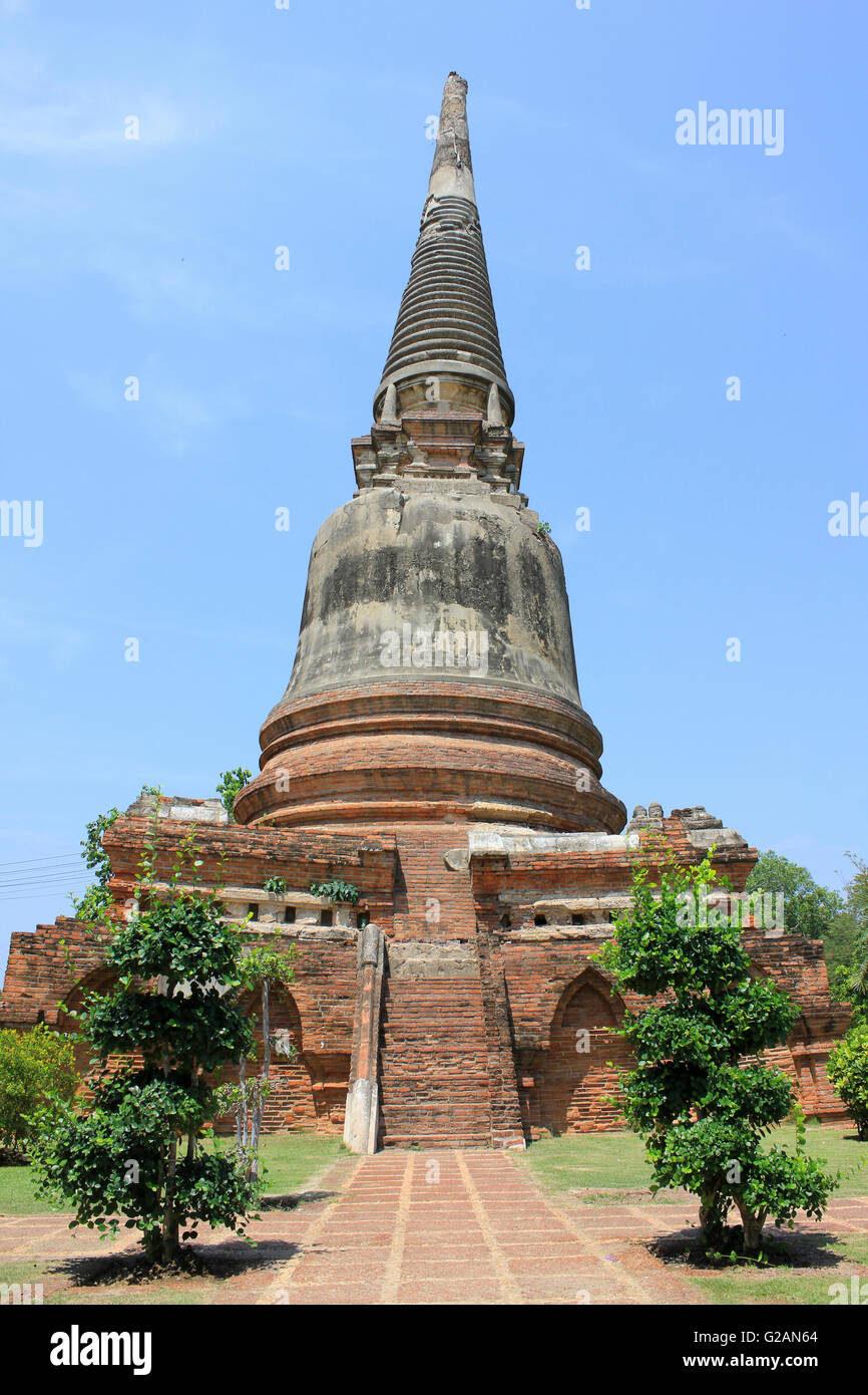 Wat Yai Chai Mongkons, buddhistische Tempel, Thailand Stockfoto