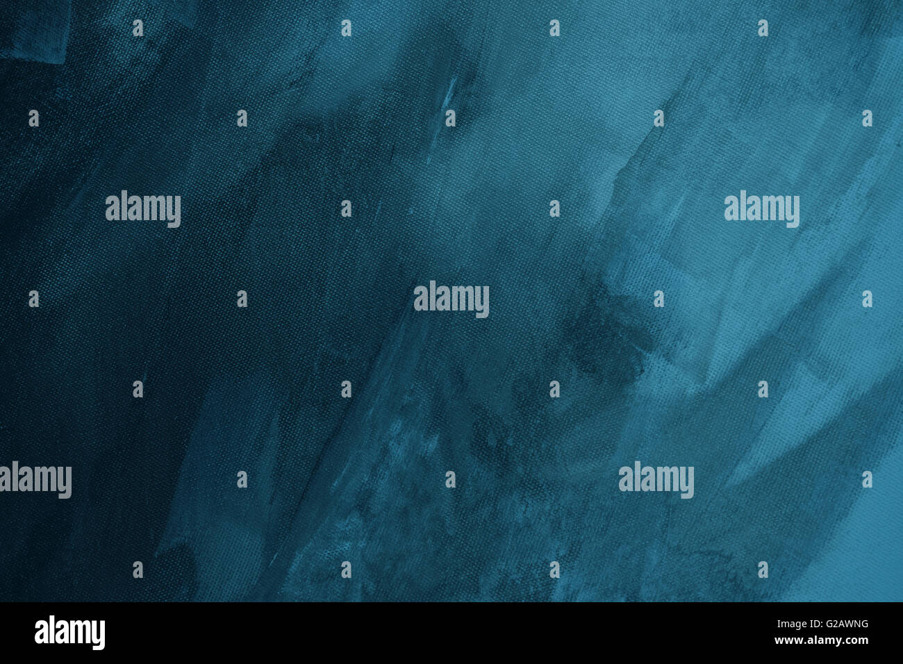 Texturierte blau Winter Malerei Leinwand Wallpaper Hintergrund Stockfoto