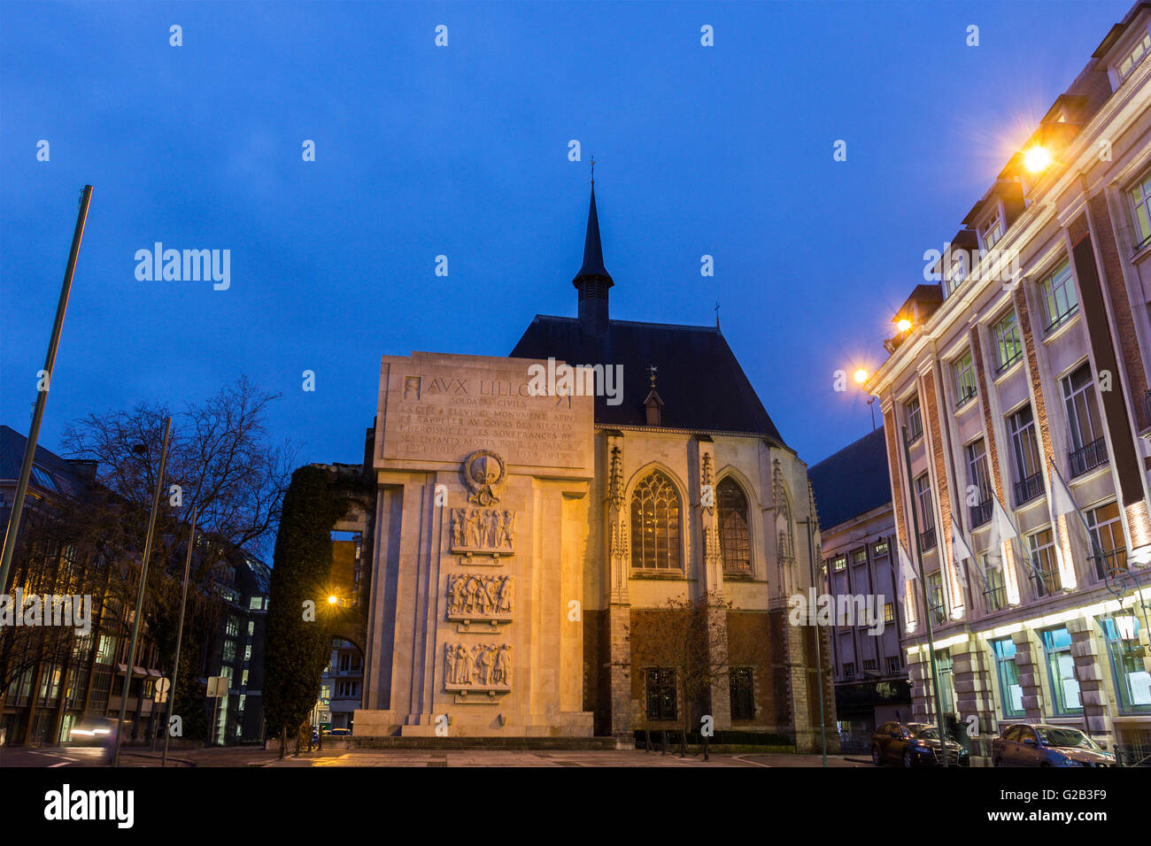Monument a la Liberte de Lille in Frankreich Stockfoto