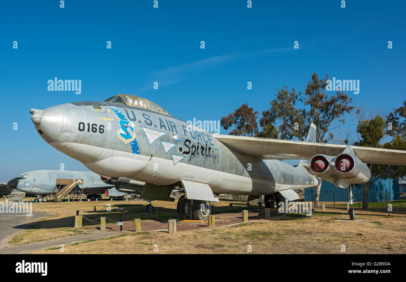 Atwater, Kalifornien Luft Schlossmuseum, Boeing B-47E strahlgetriebene Stockfoto