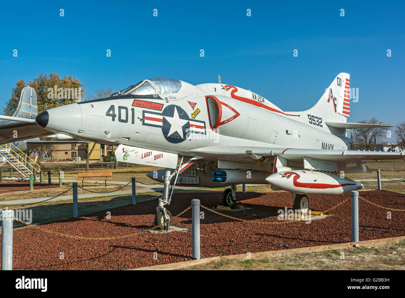 Kalifornien, Atwater, Schloss-Luft-Museum, Douglas a-4 L Skyhawk Stockfoto