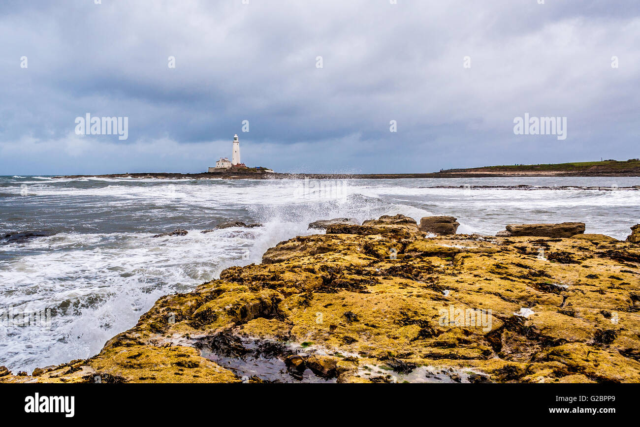 Gezeiten-Insel... Stockfoto