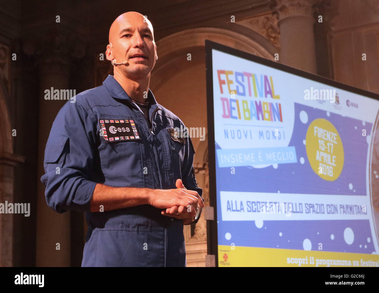 LUCA PARMITANO, Astronaut European Space Agency (ESA) Stockfoto
