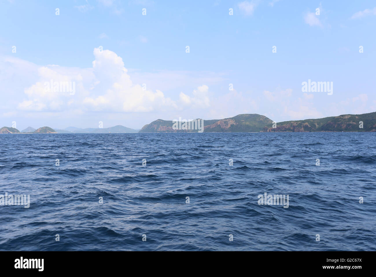 AO thai Himmel und Meer perfekt, tagsüber von Thailand Meer. Stockfoto