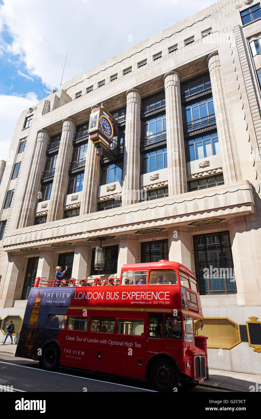 Art-Deco-Design von Peterborough Gericht ehemaligen Büros der der Daily Telegraph Fleet Street London UK Stockfoto