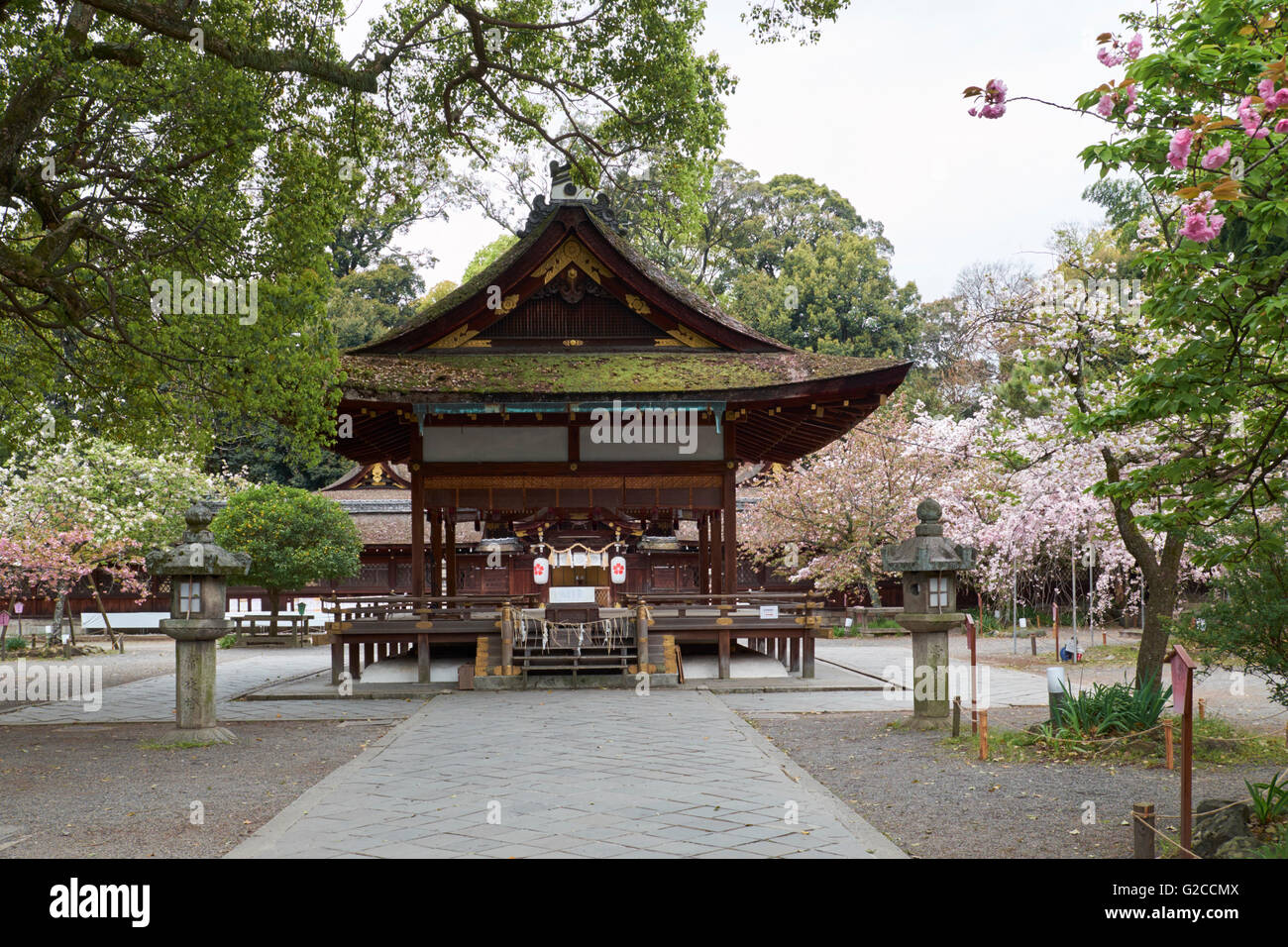 HIRANO SCHREIN SHINTO, KYOTO, JAPAN Stockfoto