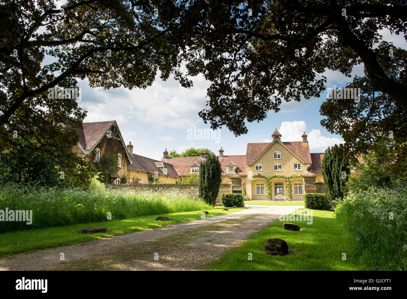 Bruern Holiday Cottages. Bruern, West Oxfordshire, England Stockfoto