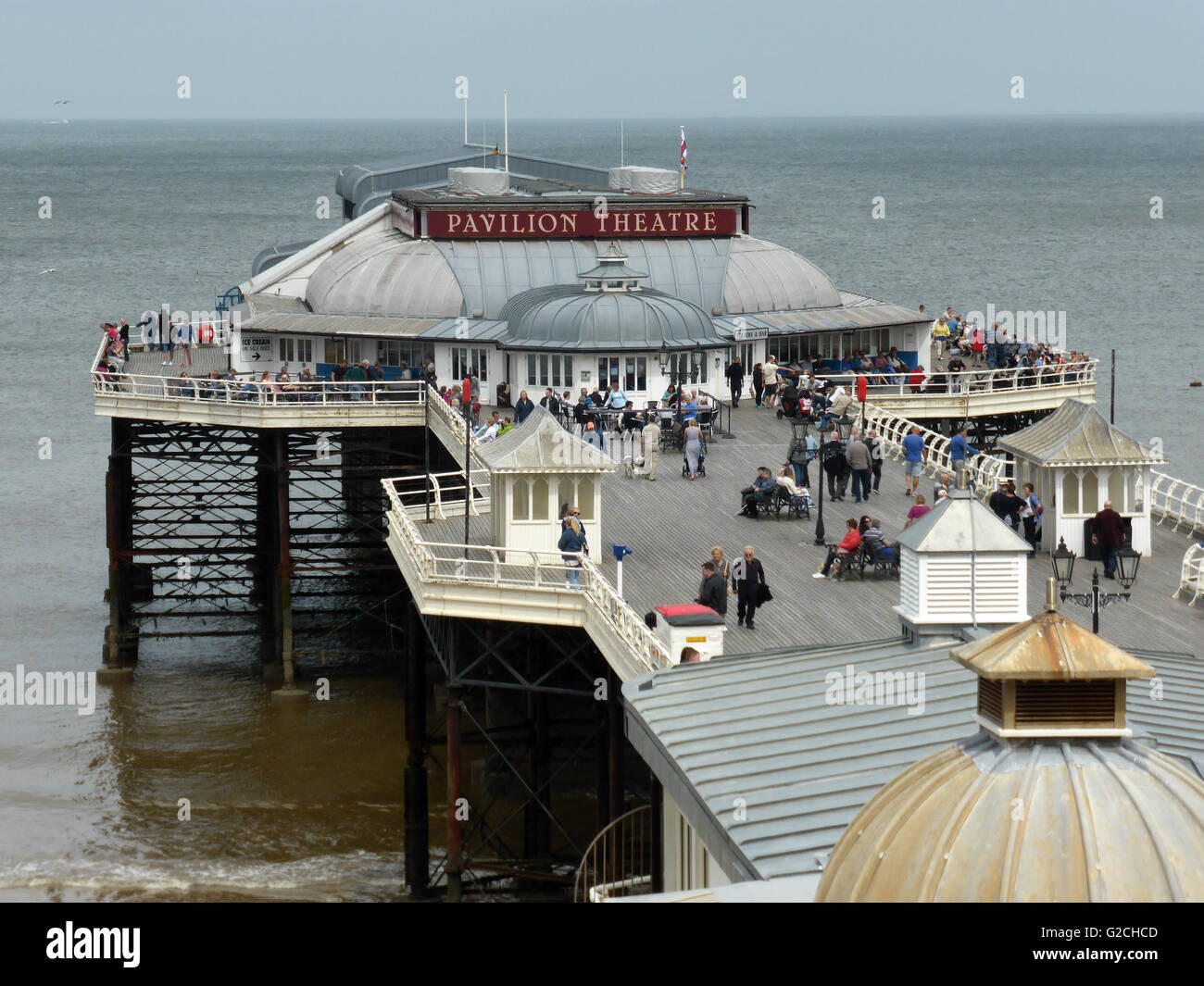 Cromer Pier Großbritannien Stockfoto