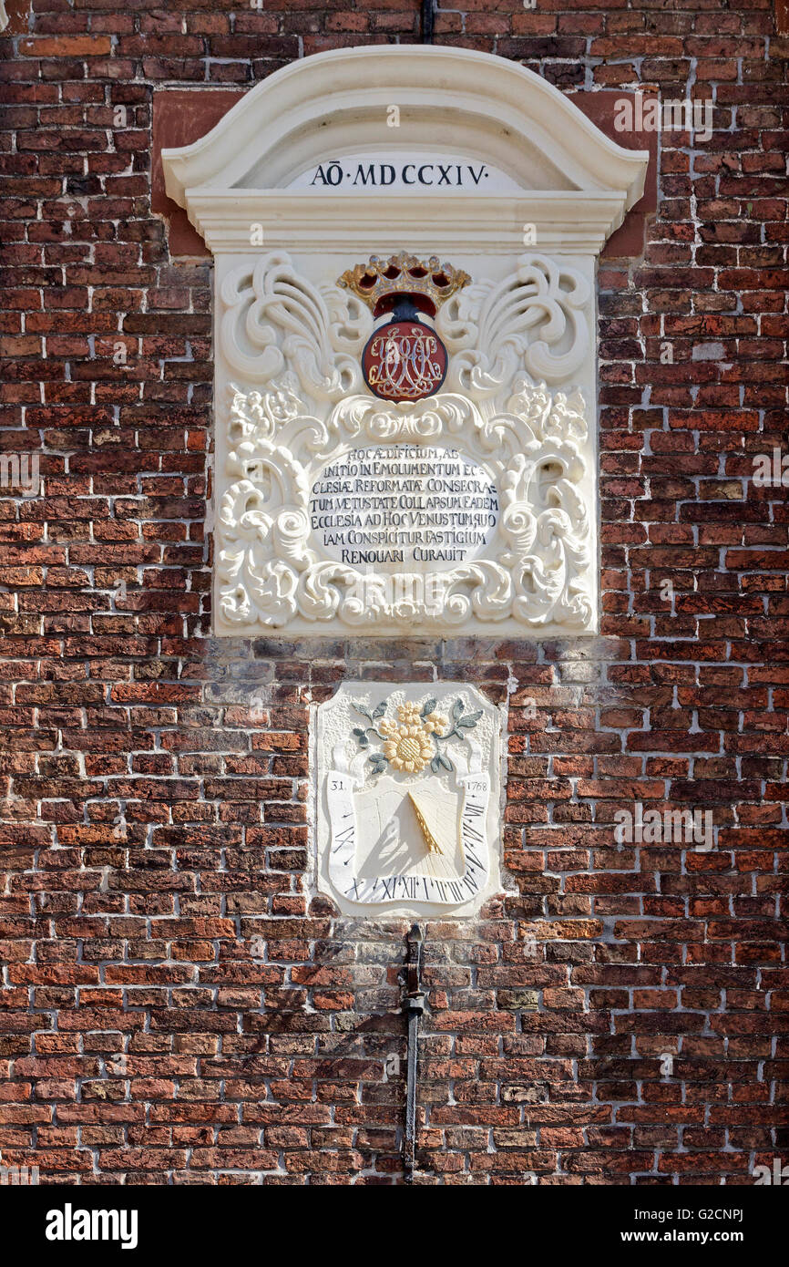 Wappen, Altstadt, Leer, Ostfriesland, Niedersachsen, Deutschland Stockfoto