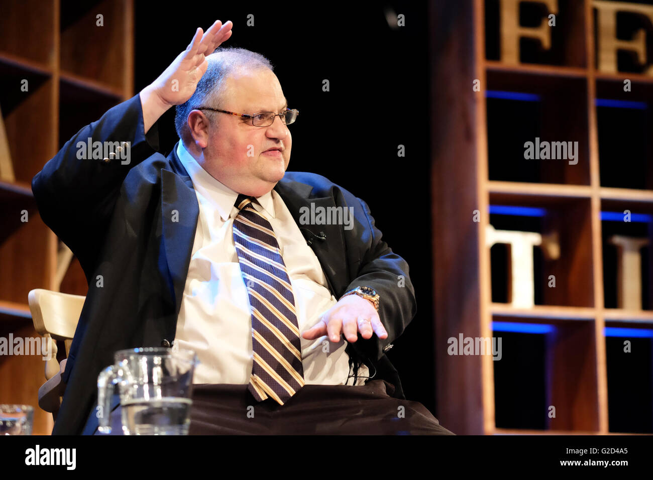 Hay Festival - Mai 2016 - Steve Silberman Gewinner der 2015 Samuel Johnson Prize spricht über Autismus und kognitive Funktion am Tag 3 dieser Jahre Hay Festival. Foto Steven Mai/Alamy leben Nachrichten Stockfoto
