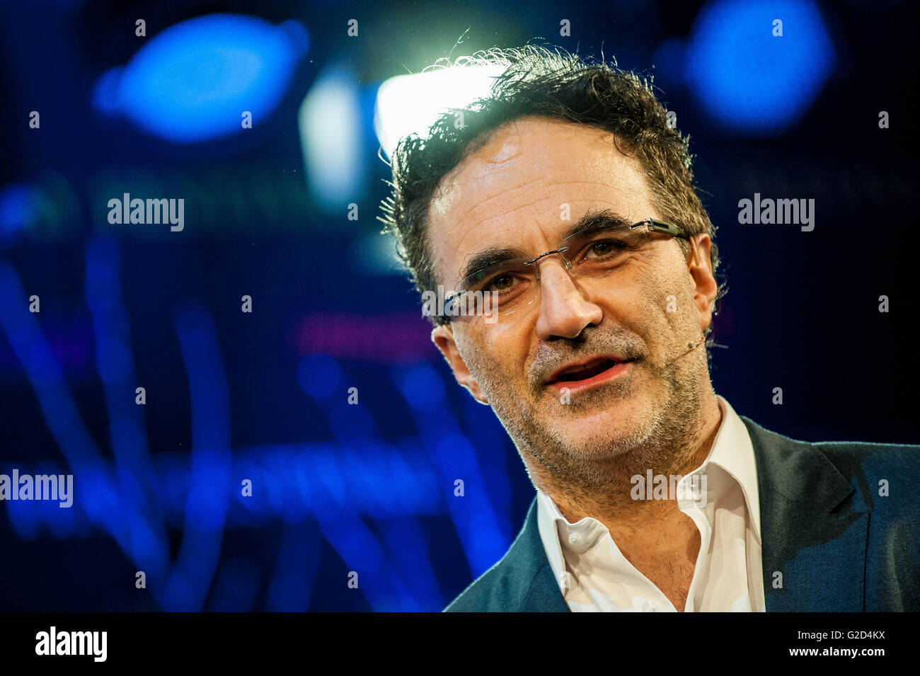 Heu auf Wye, Wales, UK Samstag 28 Mai 2016 Bild: Noel Fitzpatrick Re: die 2016 Hay Festival statt bei Hay on Wye, Powys, Wales Credit: D Legakis/Alamy Live News Stockfoto