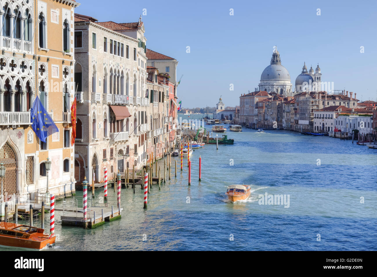 Canal Grande, Venedig, Veneto, Italien Stockfoto