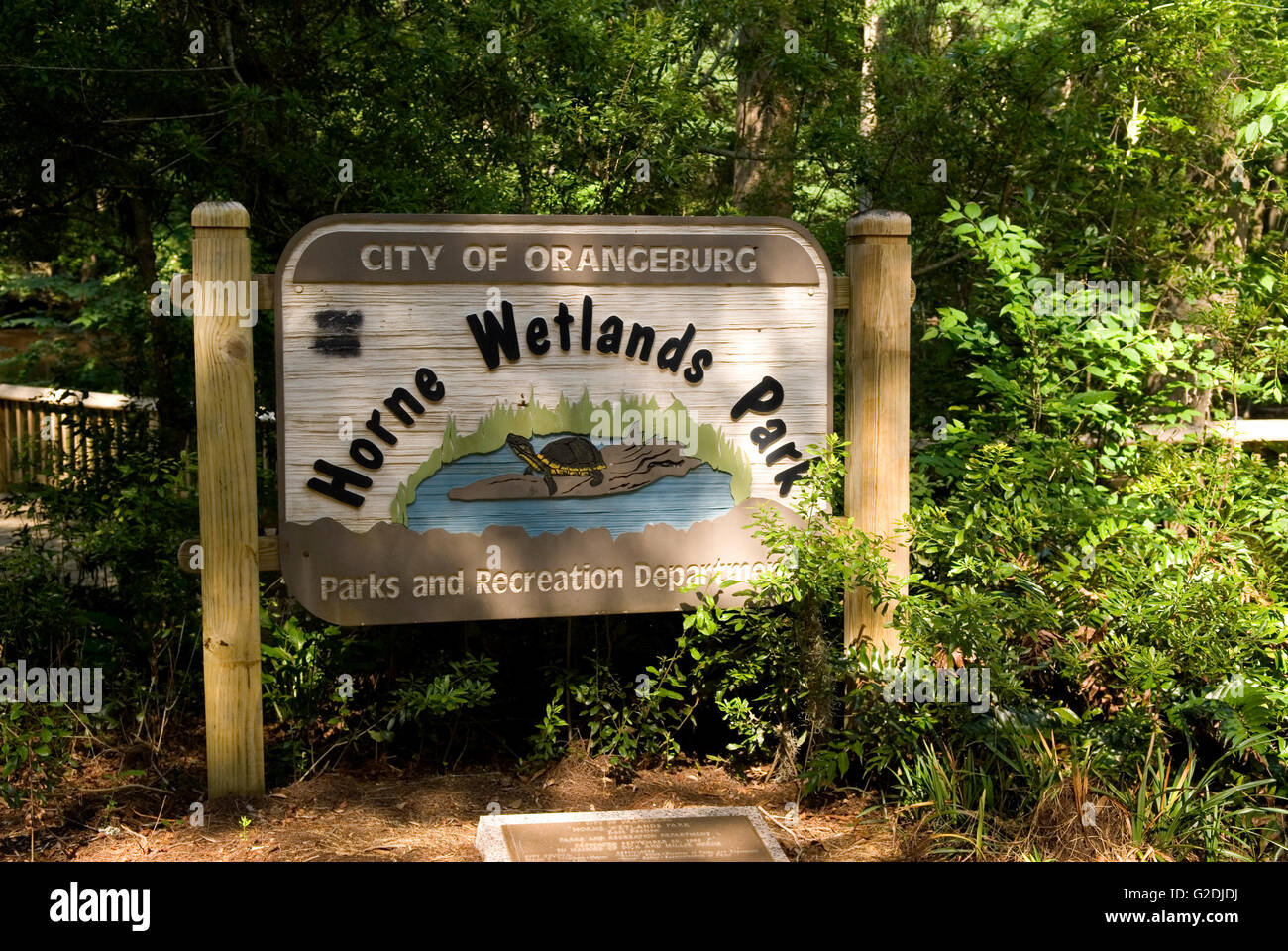 Edisto Memorial Gardens Orangeburg Südcarolina USA Stockfoto