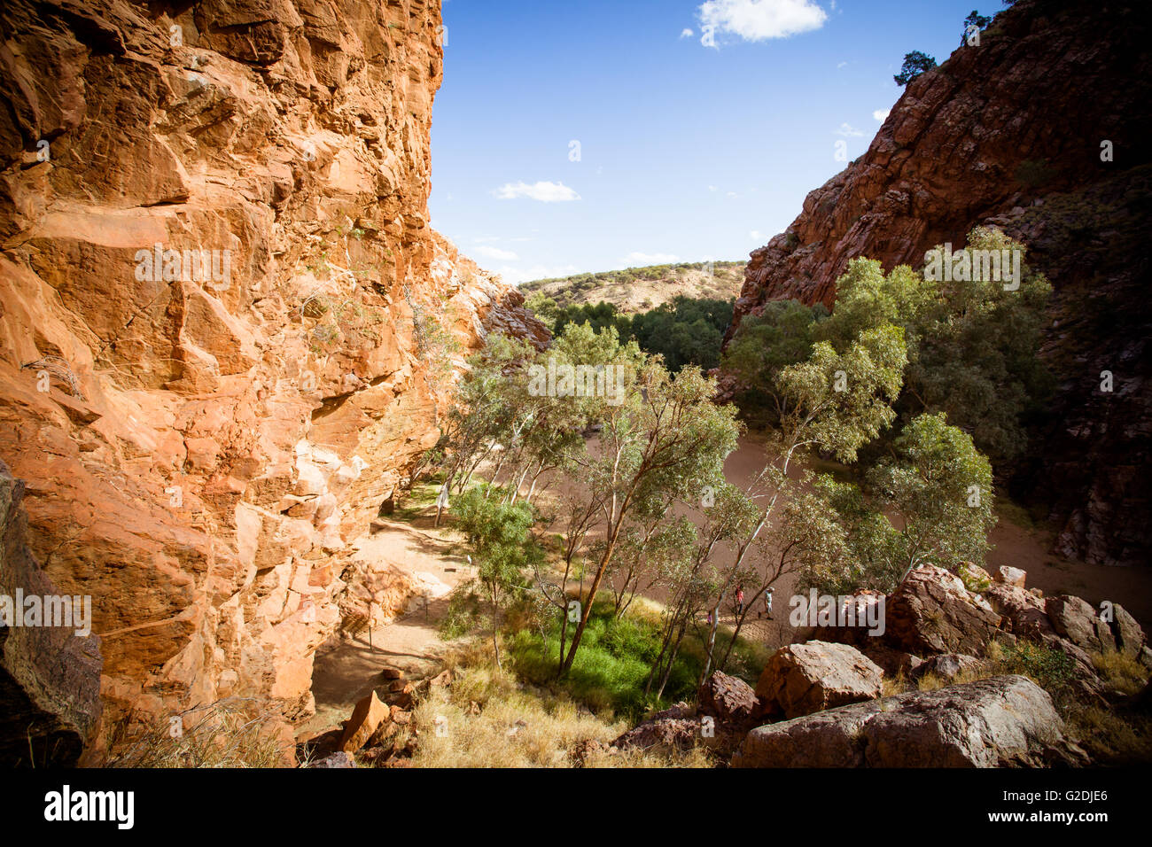 Emily Lücke Nature Reserve in der Nähe von Alice Springs, Northern Territory, Australien Stockfoto