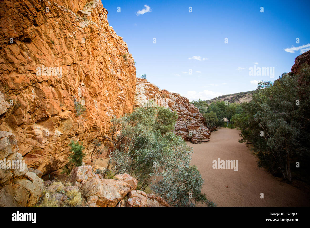 Emily Lücke Nature Reserve in der Nähe von Alice Springs, Northern Territory, Australien Stockfoto