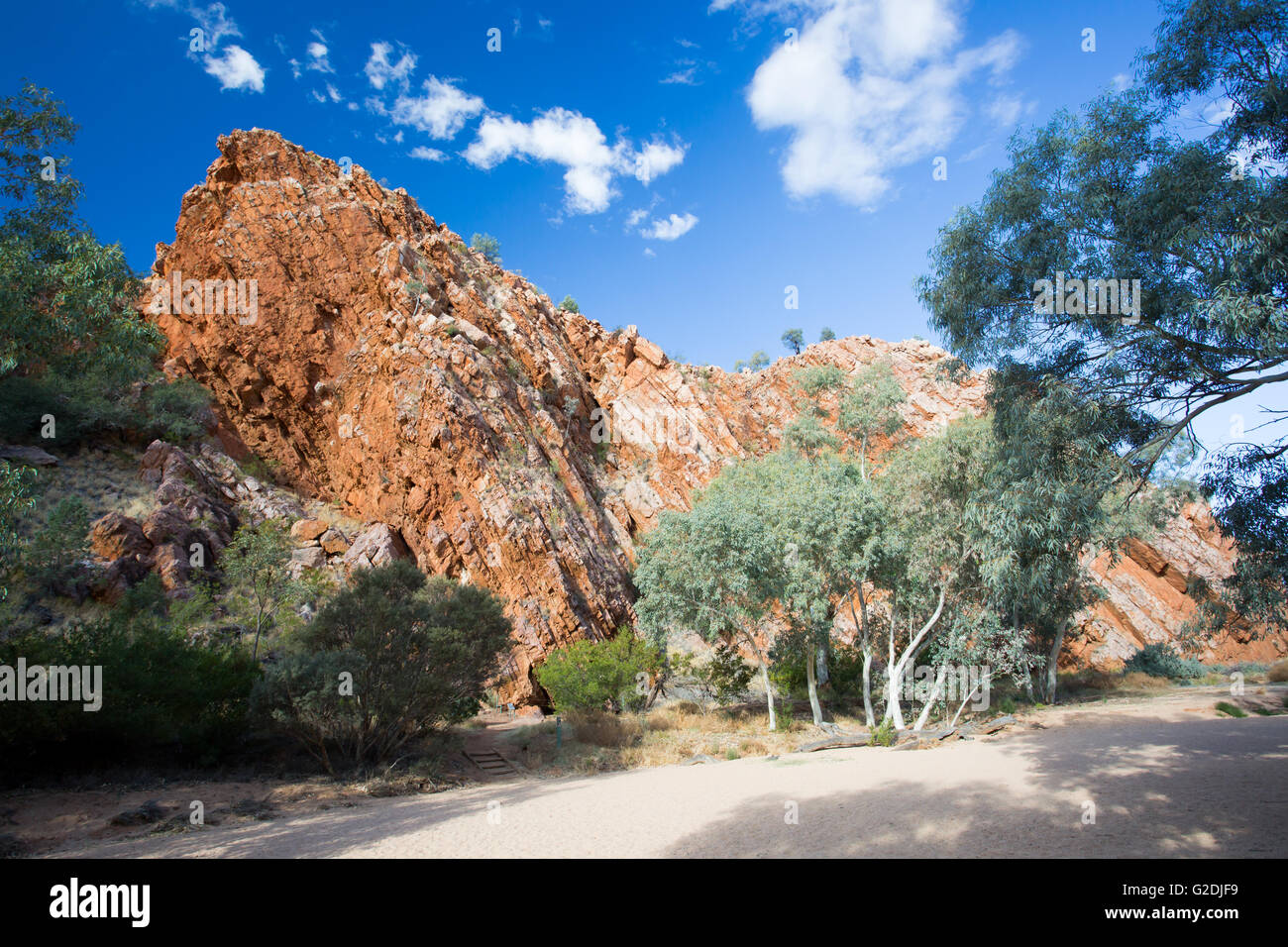 Jessie Lücke Nature Reserve in der Nähe von Alice Springs, Northern Territory, Australien Stockfoto