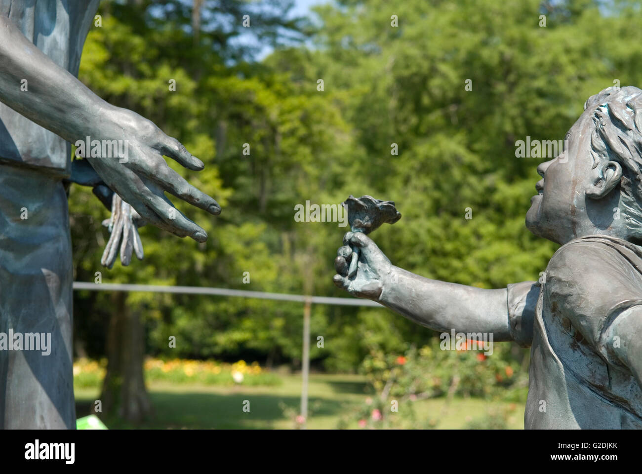 Edisto Memorial Gardens Orangeburg Südcarolina USA Stockfoto