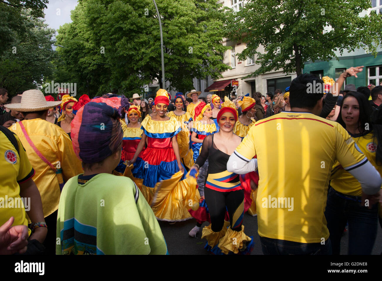 Karneval der Kulturen. Berlin, Deutschland. Stockfoto