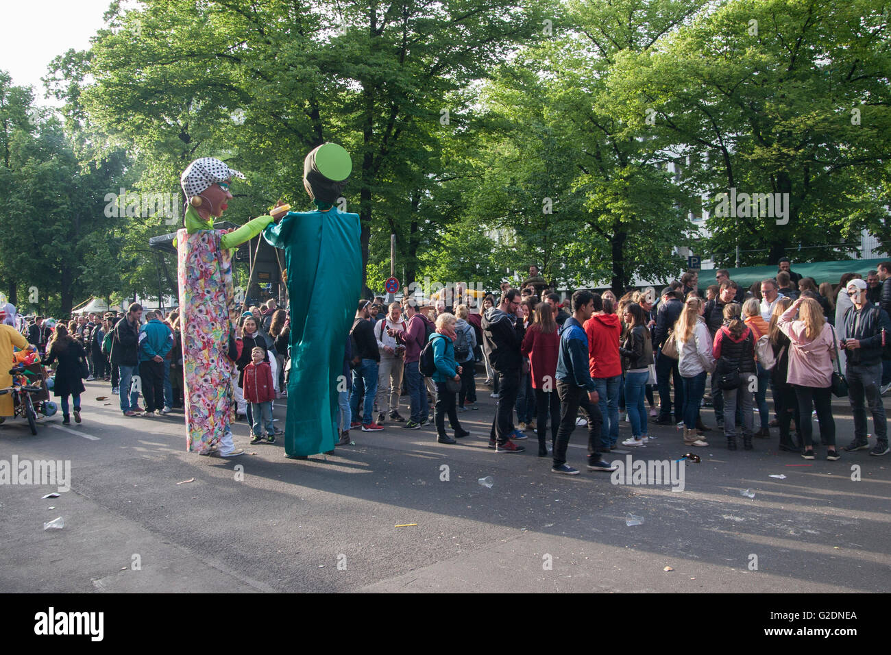 Karneval der Kulturen. Berlin, Deutschland. Stockfoto