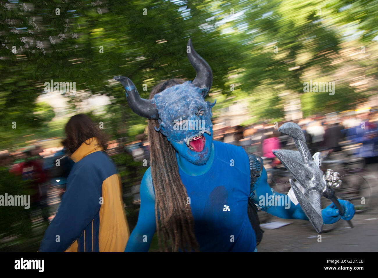 Karneval der Kulturen. Berlin, Deutschland. Stockfoto