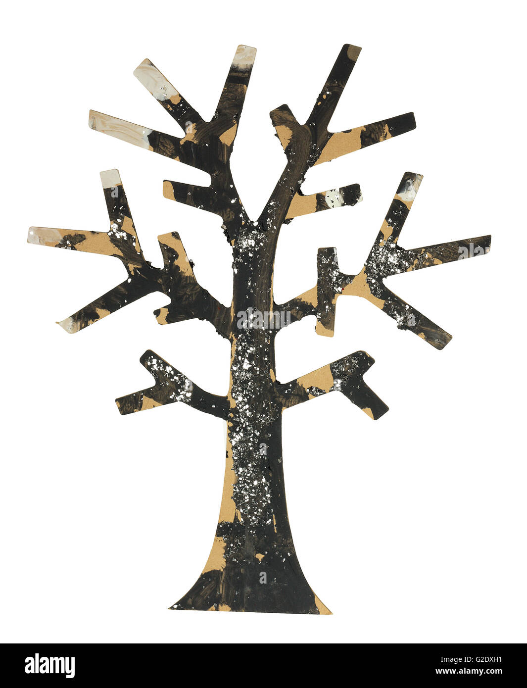 Miniatur-Tree Ornament Stockfoto