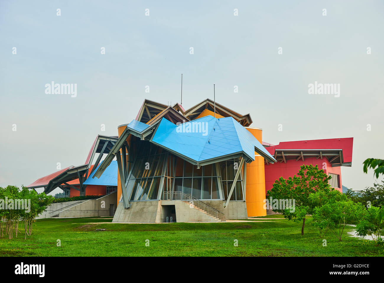 Die Biodiversität-Museum von Gehry, Panama, Republik Panama, Mittelamerika Stockfoto