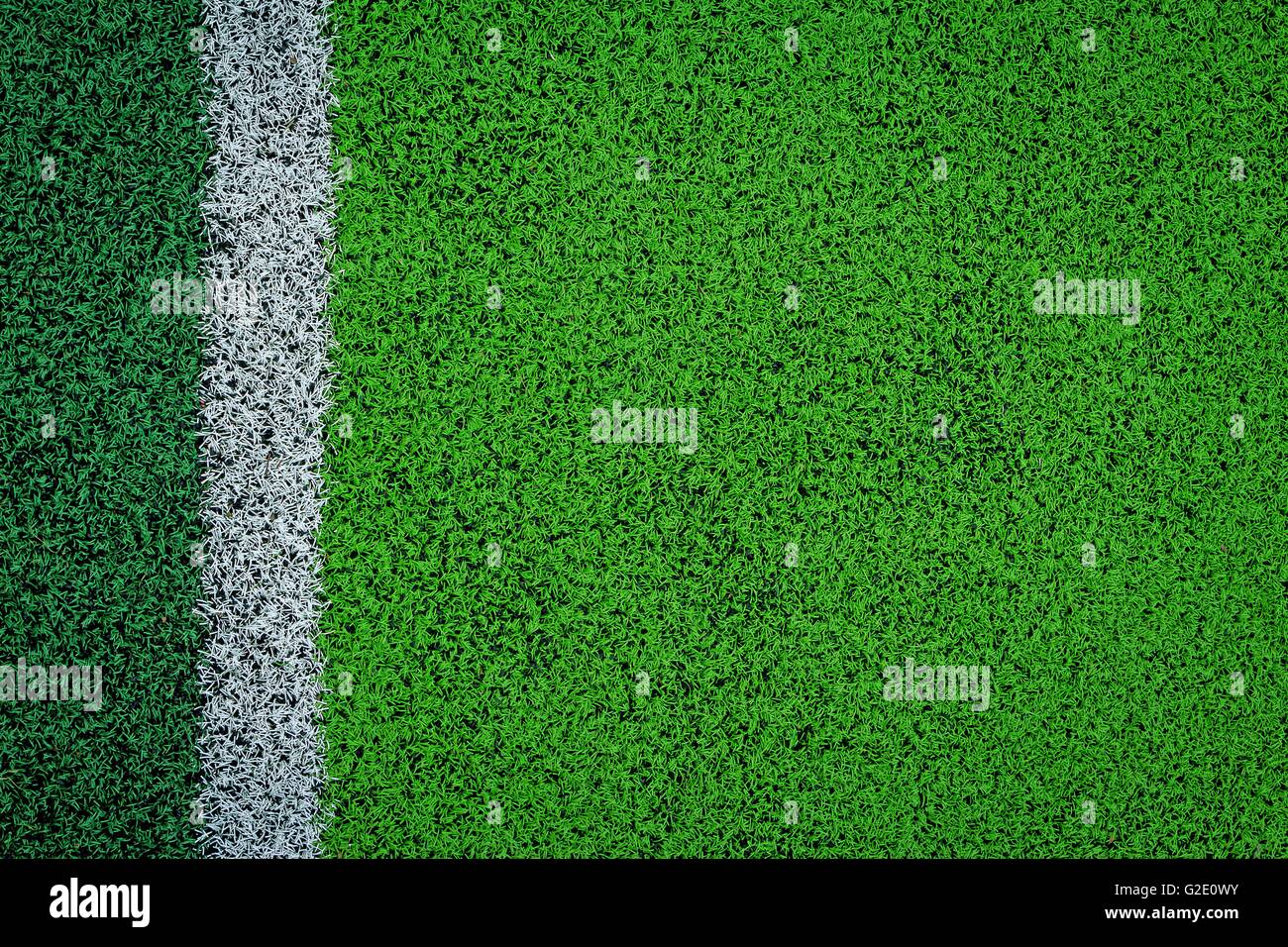 Kunstrasen Soccer Football-Feld Stockfoto