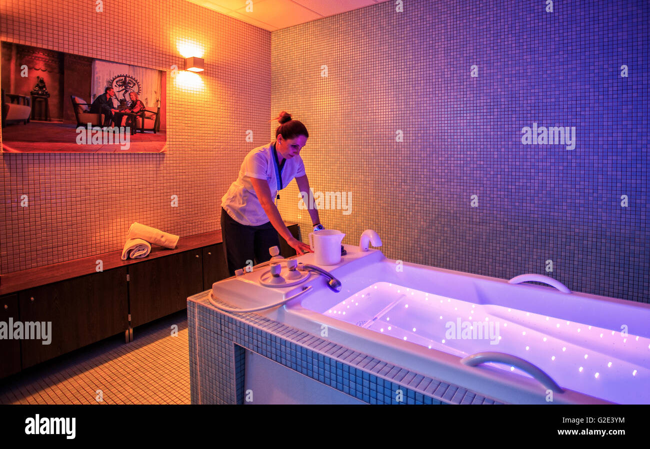 Slowenien-Küste und Karst - Portoroz Spa Life Class - Thalasso-Zentrum Stockfoto