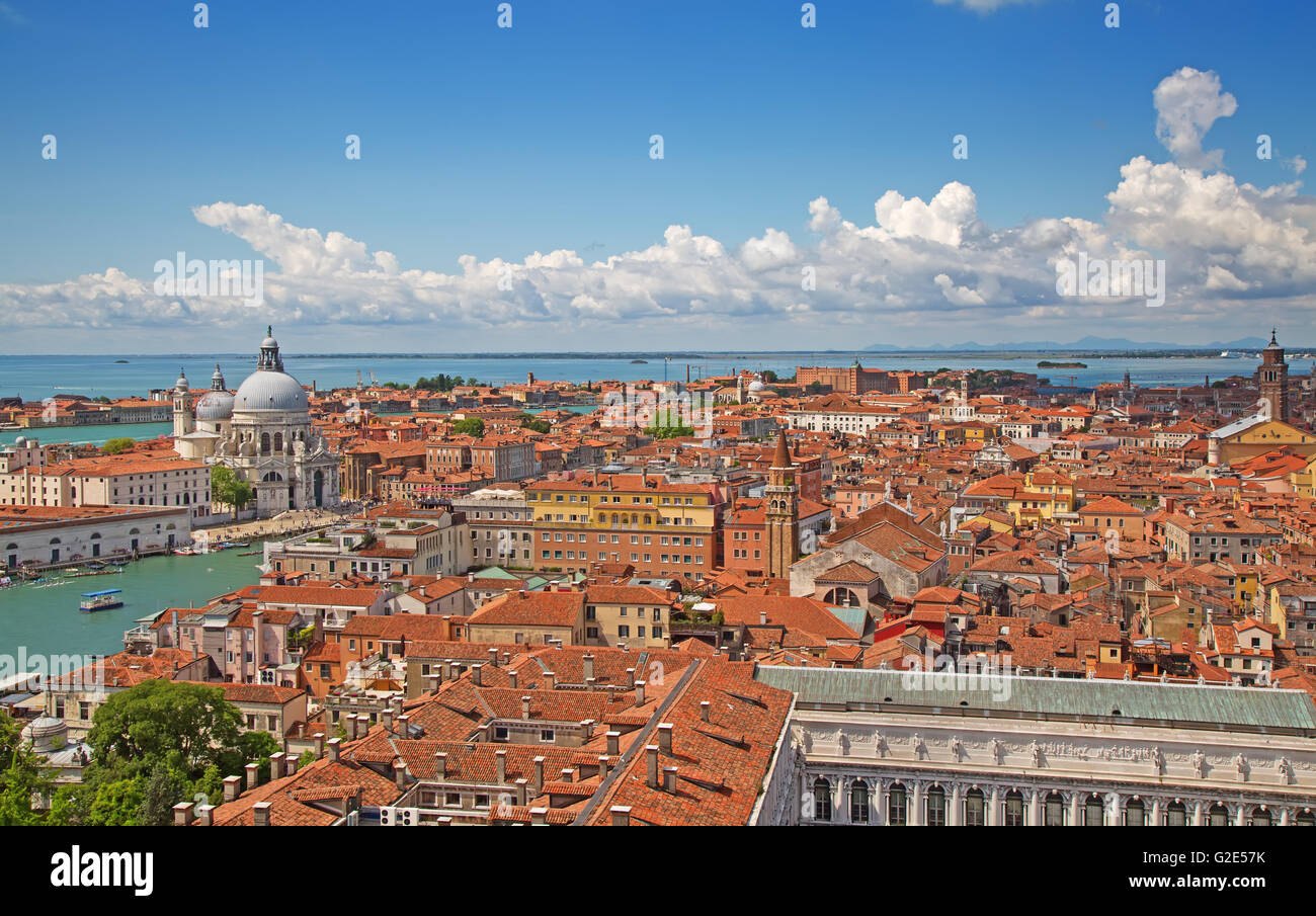 Luftaufnahme der Stadt Venedig, Italien Stockfoto