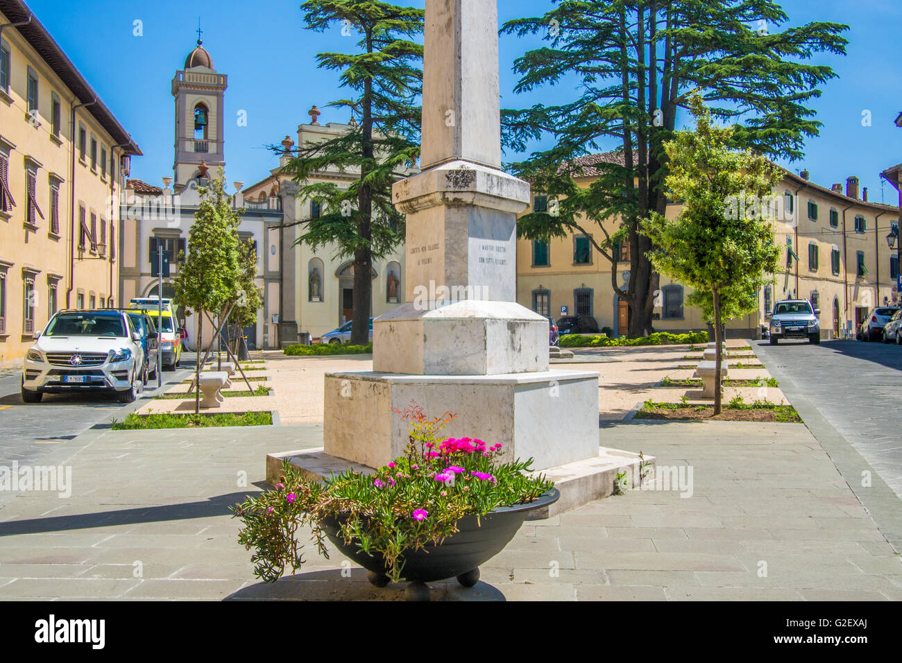 Stadt von San Miniato in der Region Pisa Provinz der Toskana, Italien. Stockfoto