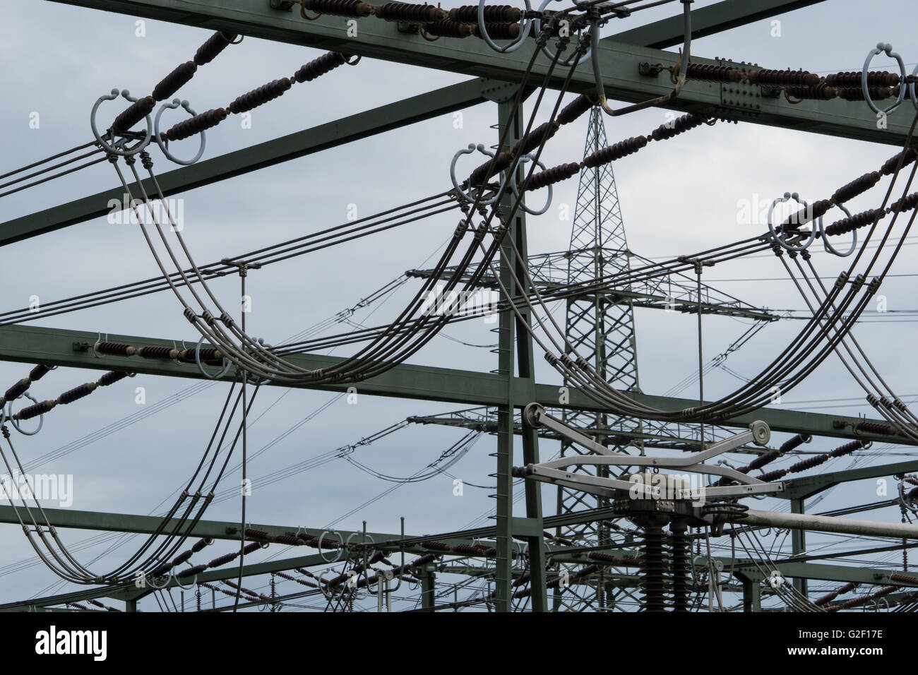 Electric Load Balancer Infrastruktur Stockfoto