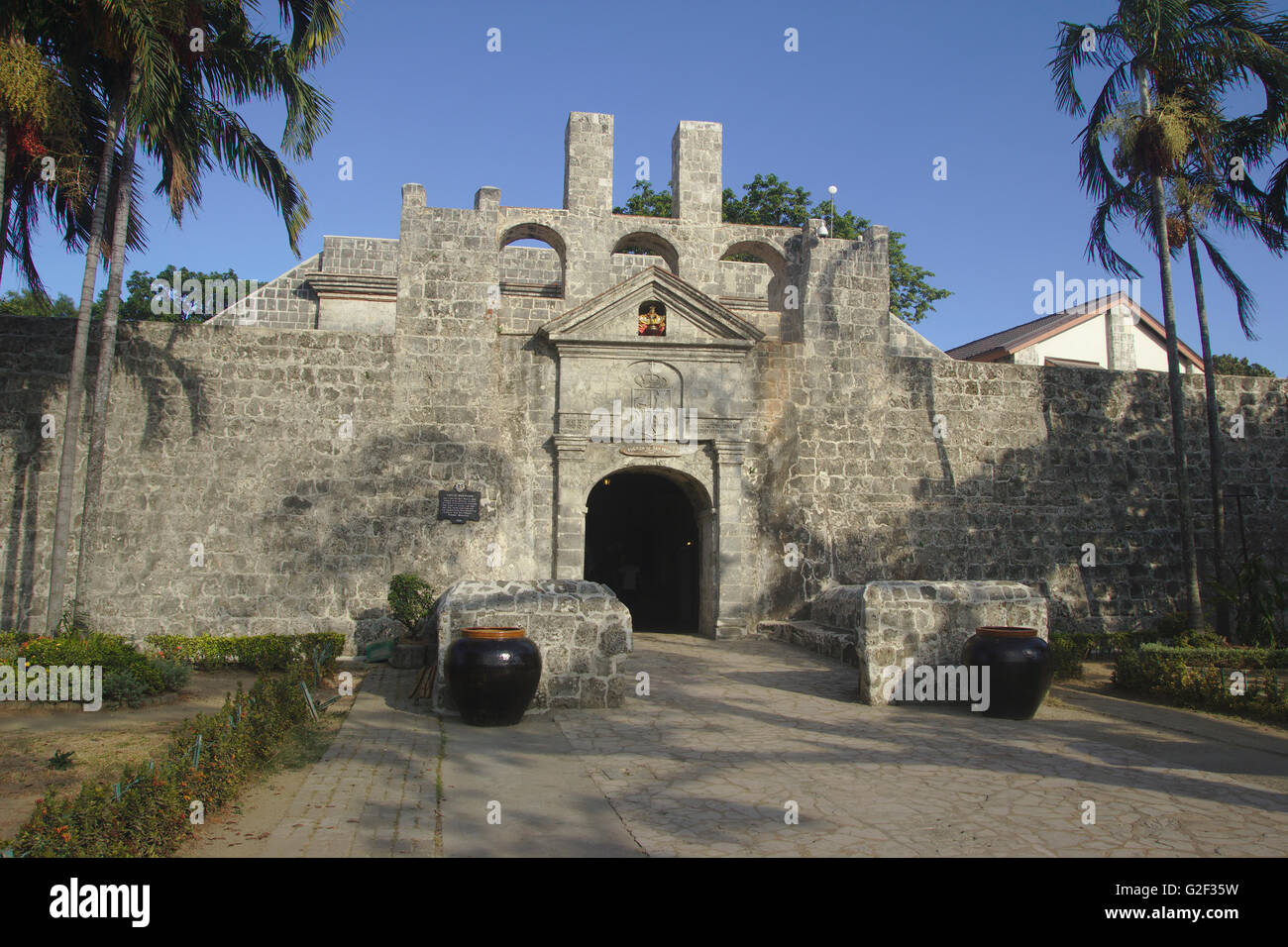 Tor der Festung San Pedro, Cebu City, Philippinen Stockfoto