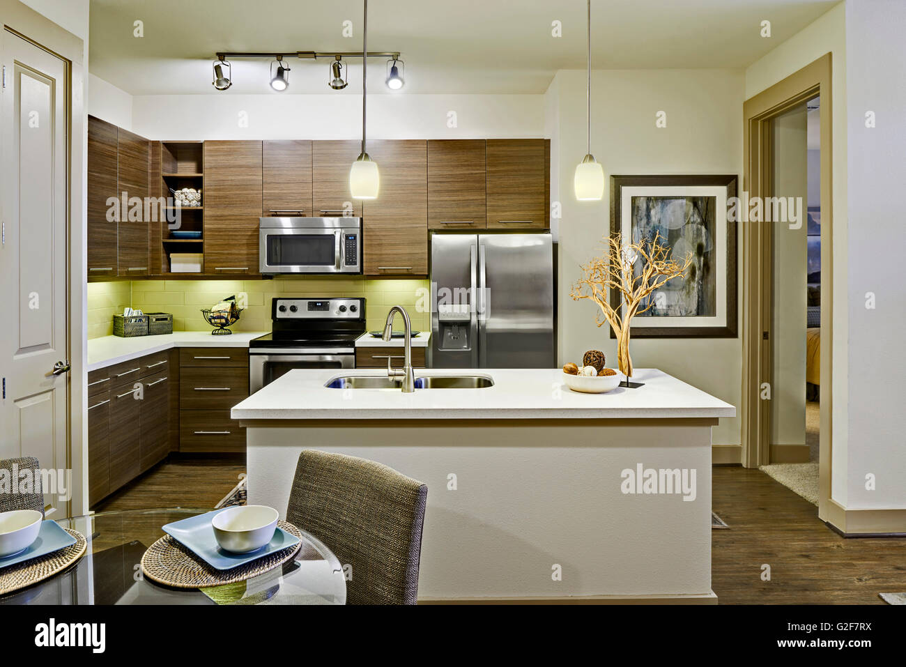 Kleine Küche Stockfoto