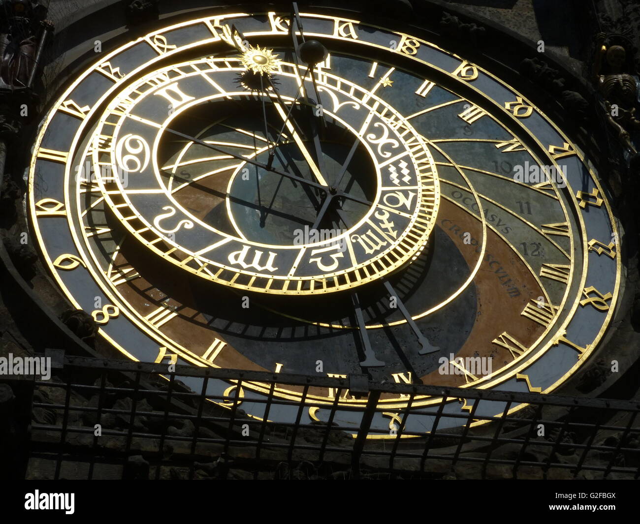 Astronomische Uhr in Prag, Altstädter Ring Stockfoto