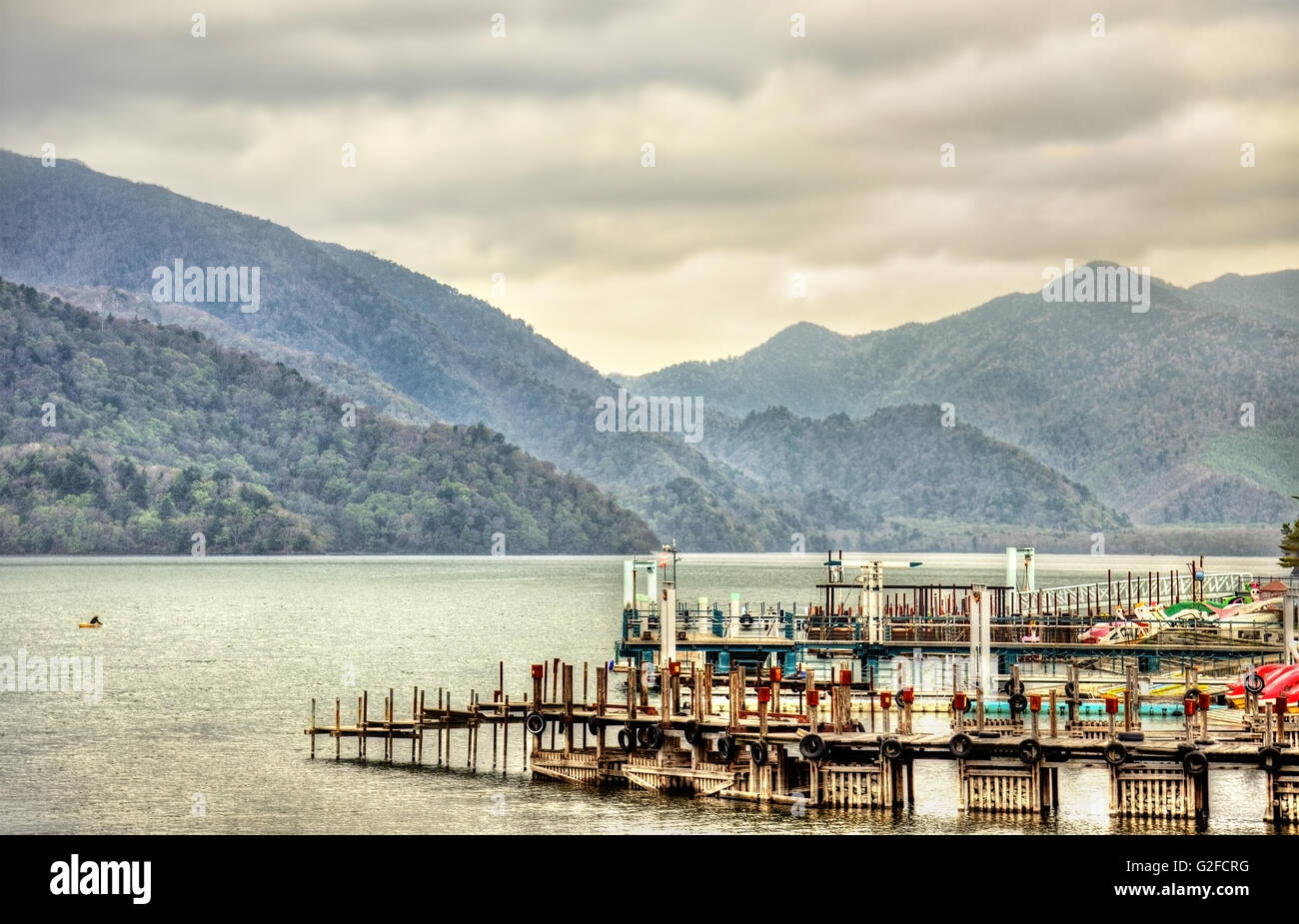 See Chuzenji in Nikko-Nationalpark Stockfoto