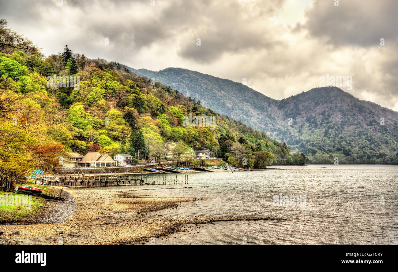 See Chuzenji in Nikko-Nationalpark Stockfoto
