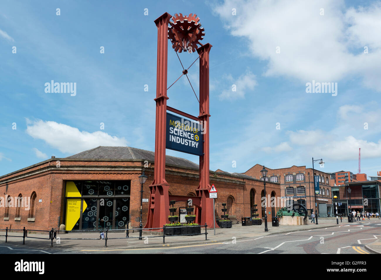 Das Museum für Wissenschaft und Industrie aka MOSI Erbe Sehenswürdigkeit in Manchester, UK. Stockfoto