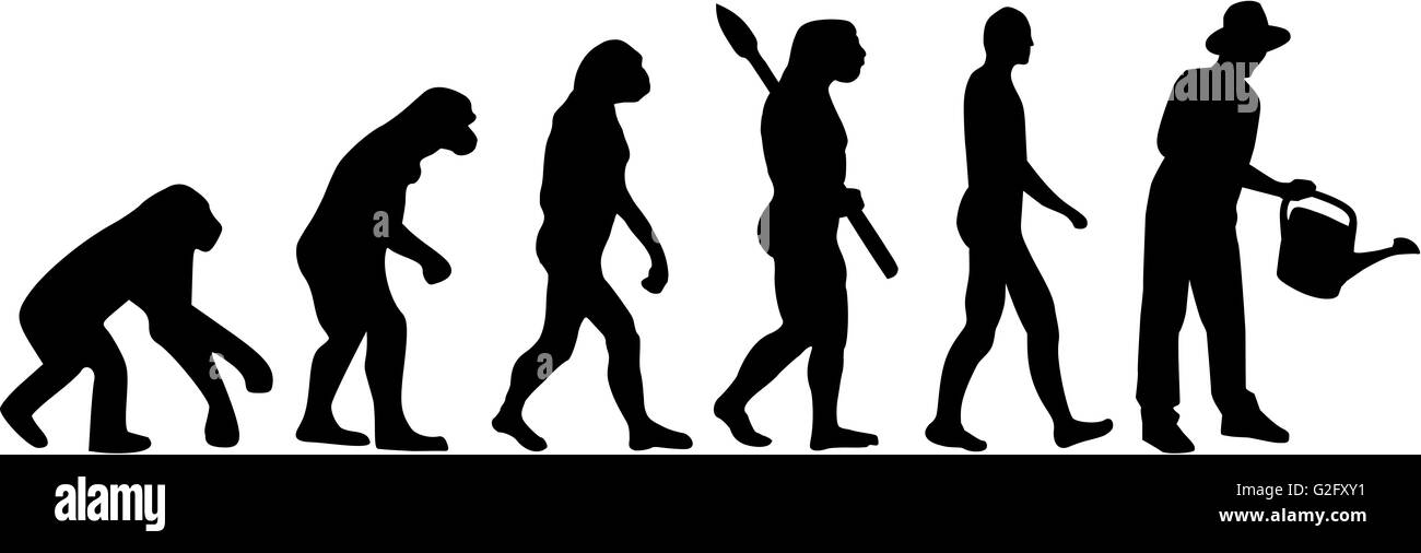Gärtnerei Gärtner Evolution Stockfotografie Alamy