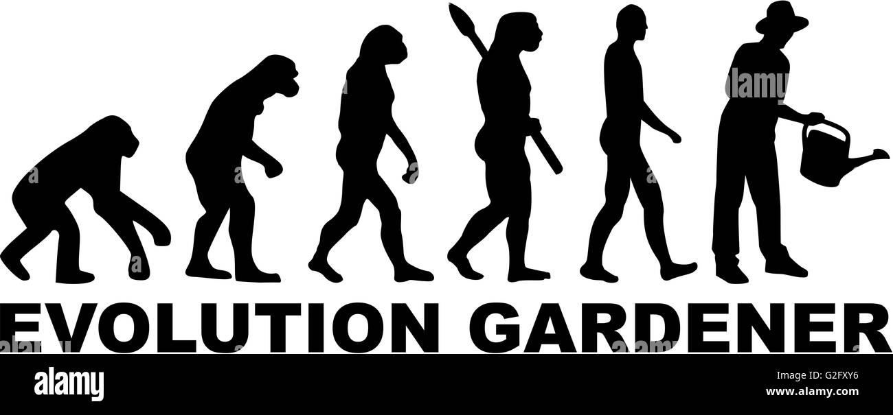 Gärtnerei Gärtner Evolution Stockfotografie Alamy