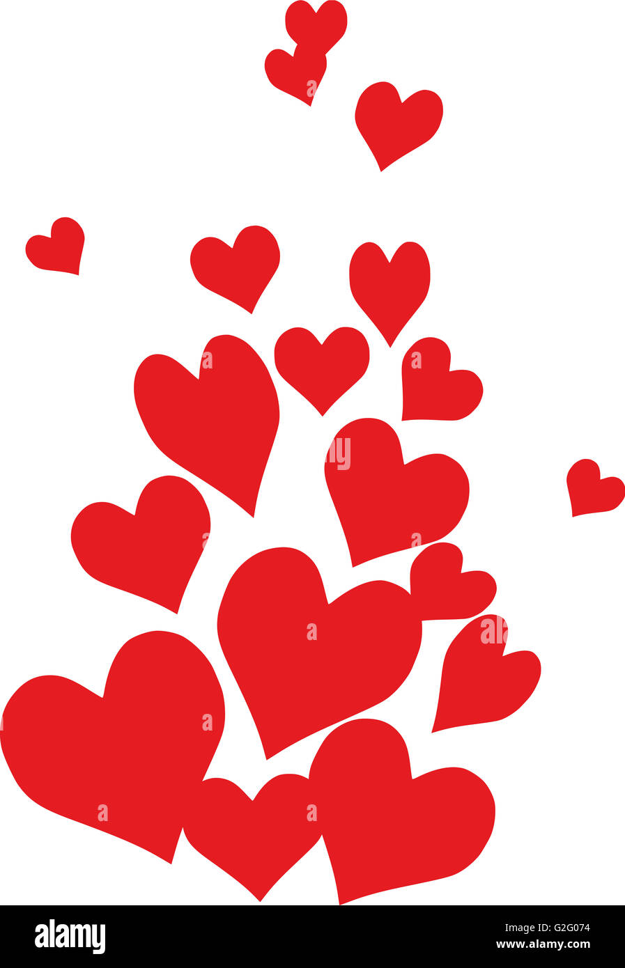 Herz tattoo Stockfoto