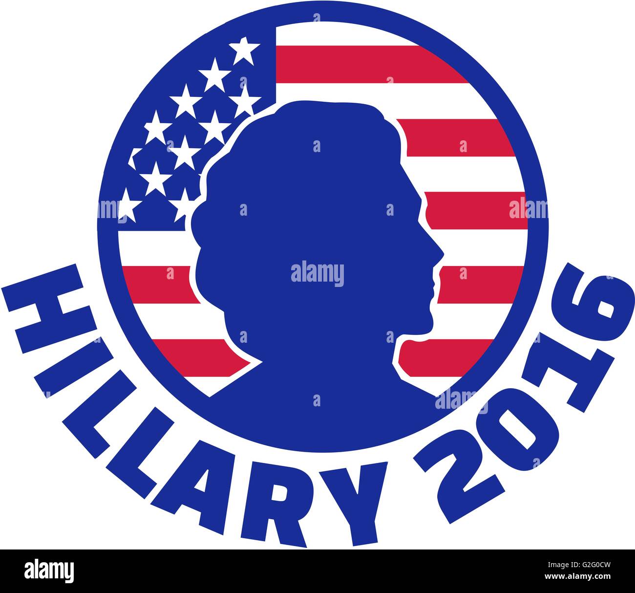 Hillary-2016-Wahlen usa Stockfoto