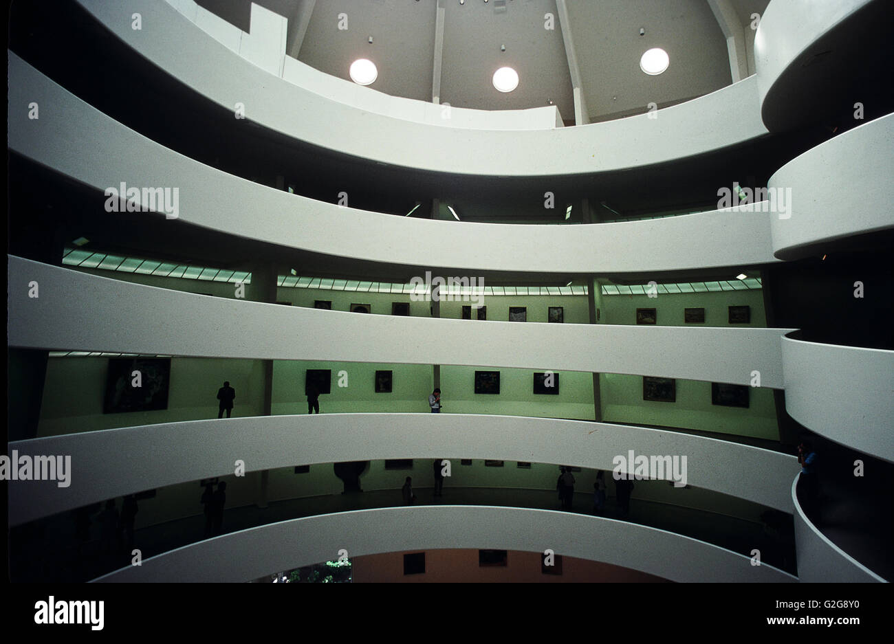USA - New York. Guggenheim Museum, entworfen von Frank Lloyd Wright Stockfoto