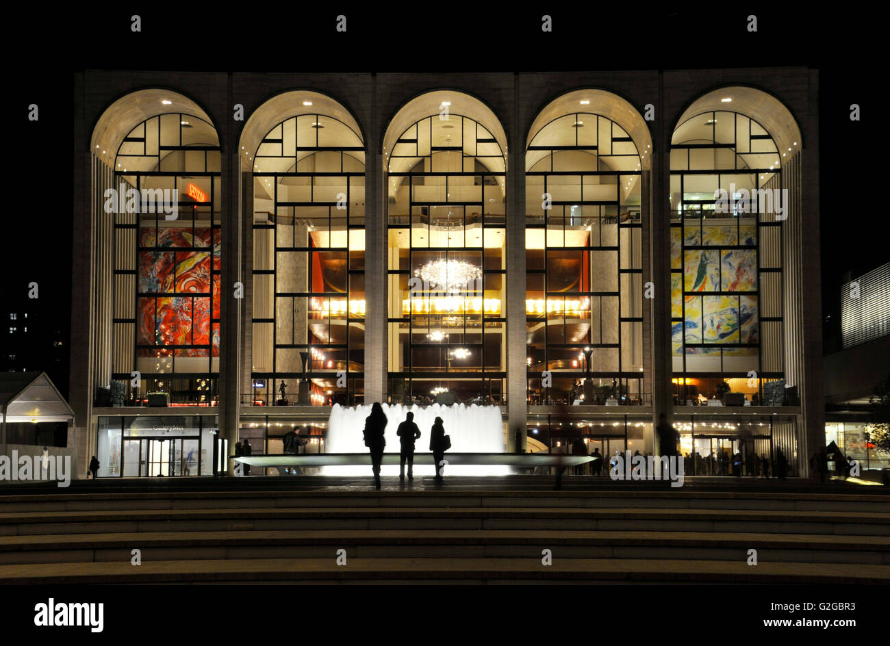 Das renovierte Lincoln Center for Performing Arts, Broadway, Manhattan, New York City, New York, Vereinigte Staaten Stockfoto