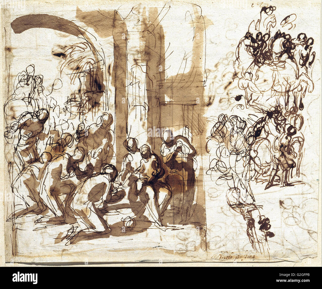 Charles Alphonse Dufresnoy Die Anbetung Der Heiligen Drei