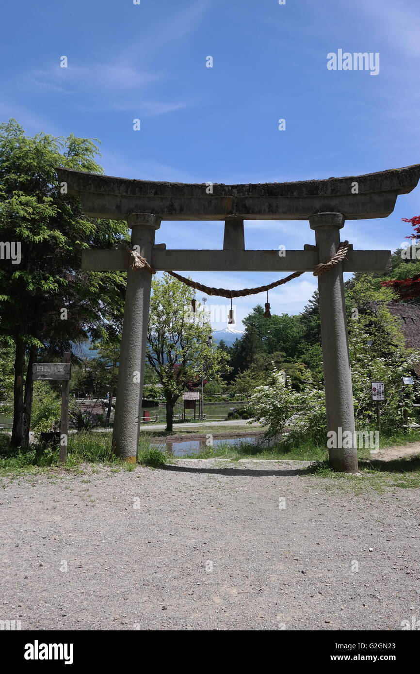 Hida Minzoku Mura Folk Village Stockfoto