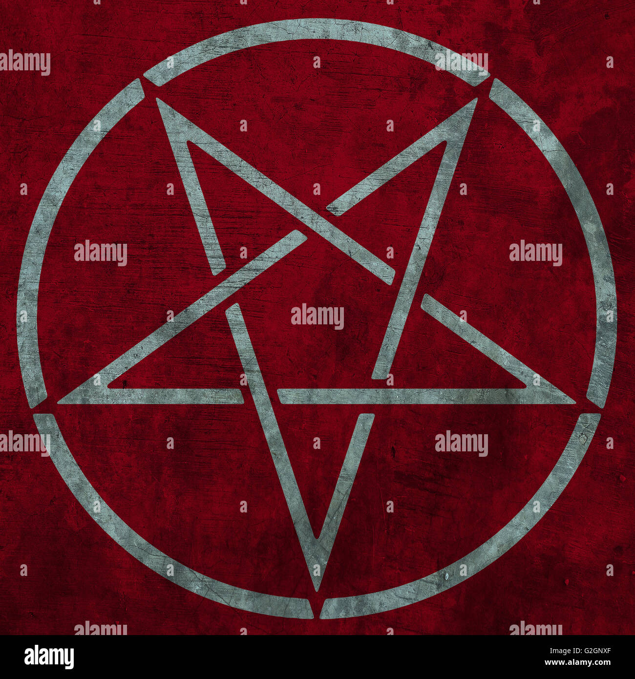 Pentagram Stockfoto